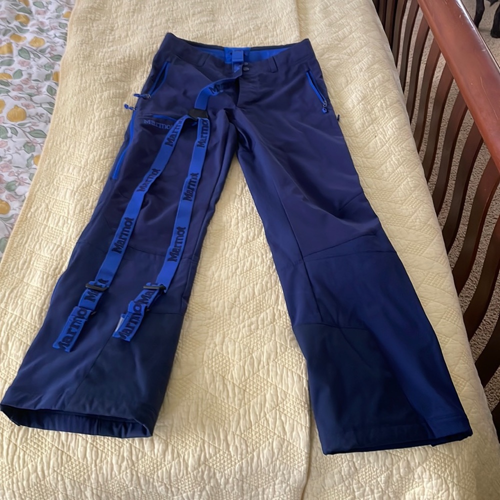 Marmot Mens 28 x 30 Gore-Tex Pro Tour Ski Snow Bib Pants T235